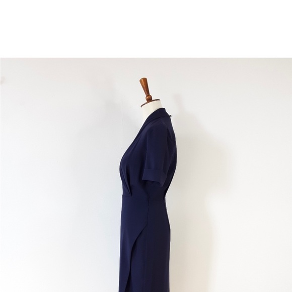 NWT. M.M. Lafleur | Tory 5.0 Dress - Crepe : Dark Iris - Picture 3 of 6
